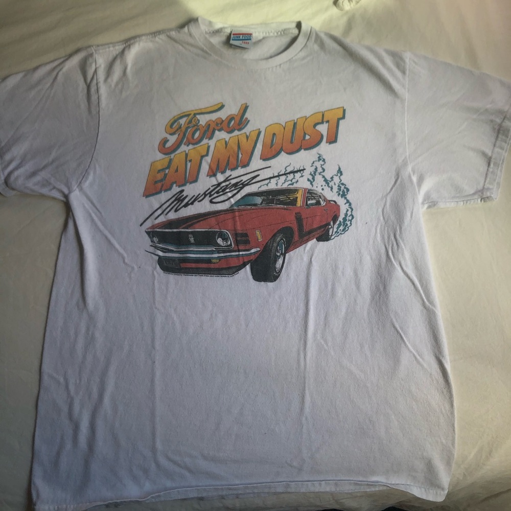 urban outfitters “ford eat my dust” graphic tee